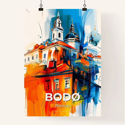 Vibrant Bodø, Norway Poster