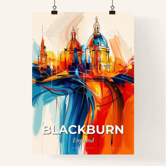Vibrant Blackburn, England Poster