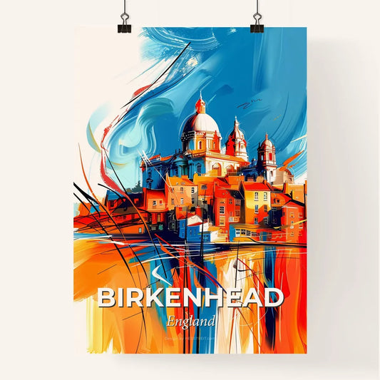 Vibrant Birkenhead, England Poster