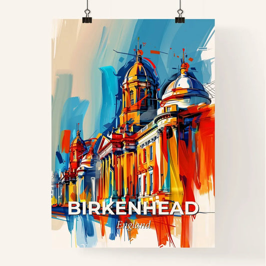 Vibrant Birkenhead, England Poster