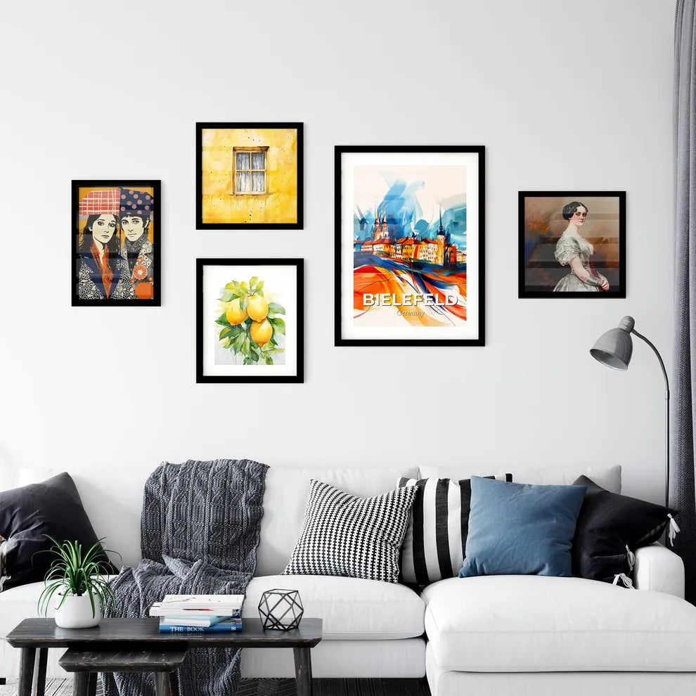 Vibrant Bielefeld, Germany Wall Art Collection