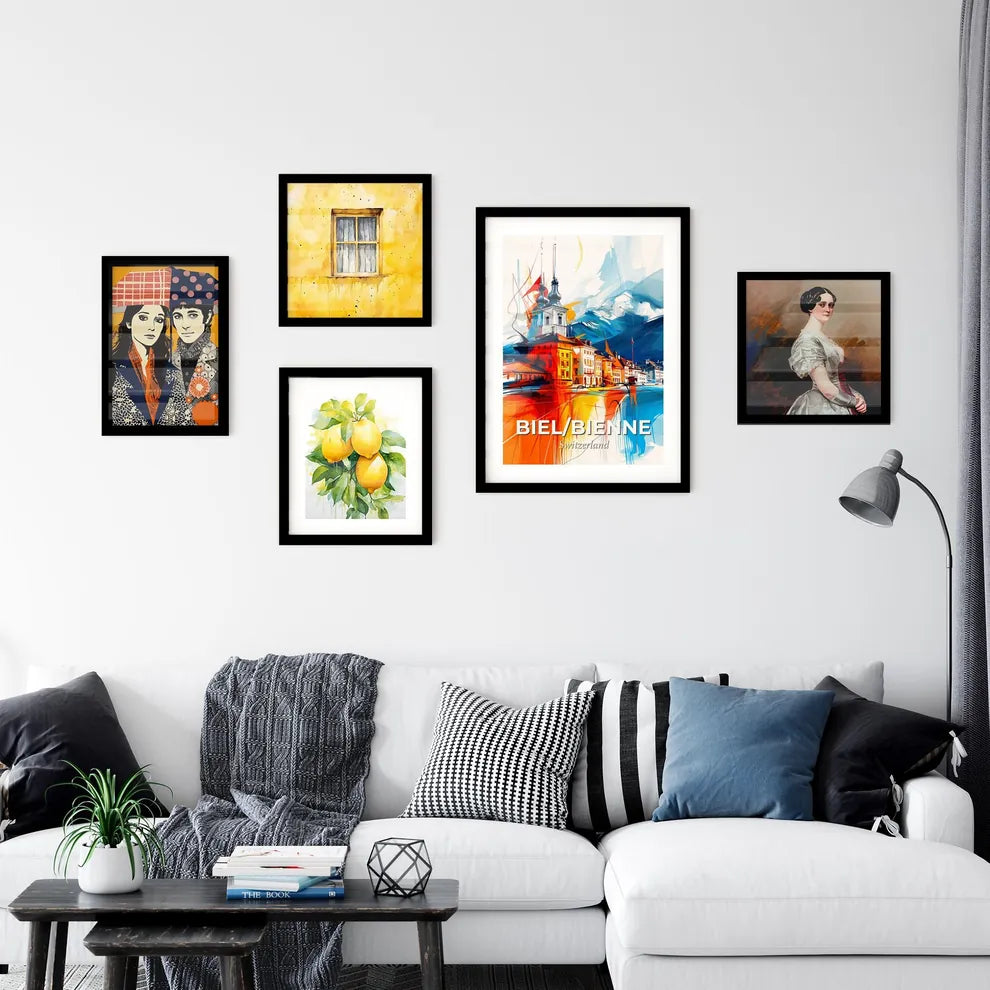 Vibrant Biel/Bienne, Switzerland Wall Art Collection
