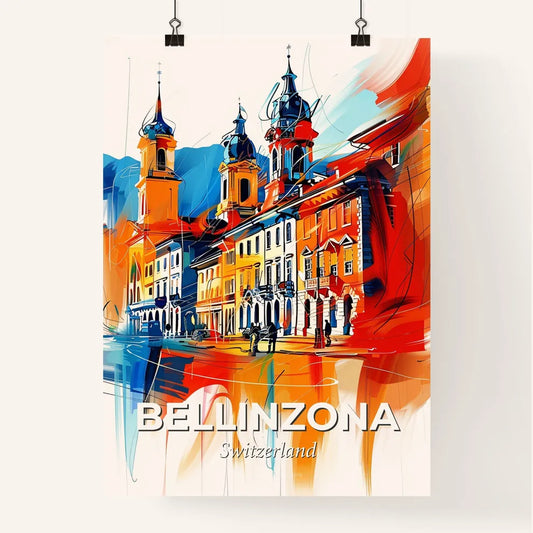 Vibrant Bellinzona, Switzerland Poster
