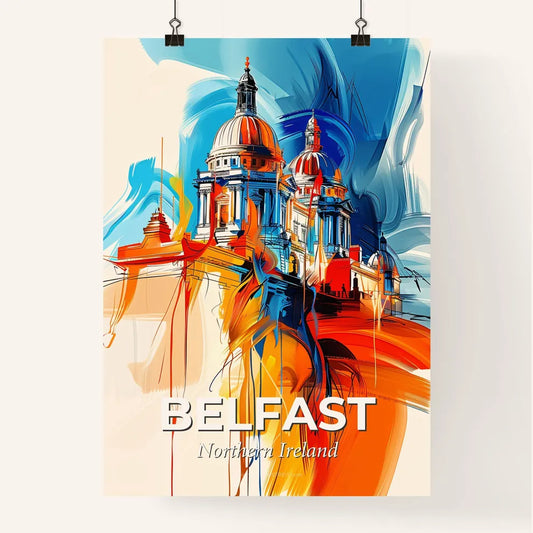 Vibrant Belfast, Northern Ireland Poster