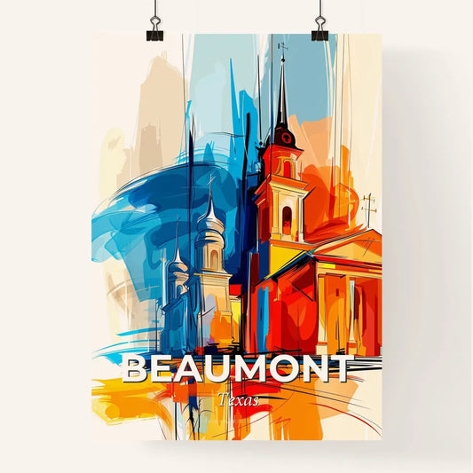 Vibrant Beaumont, Texas Poster