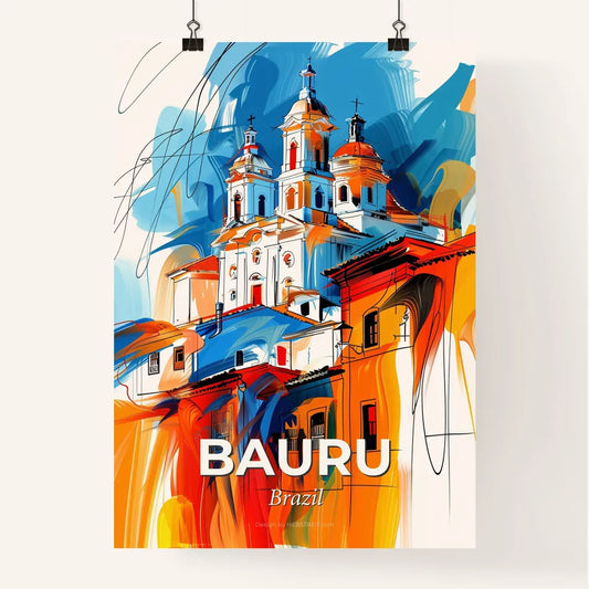 Vibrant Bauru, Brazil Poster