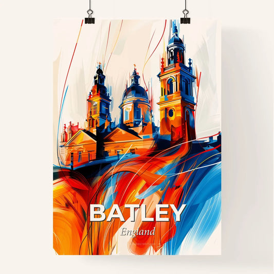 Vibrant Batley, England Poster
