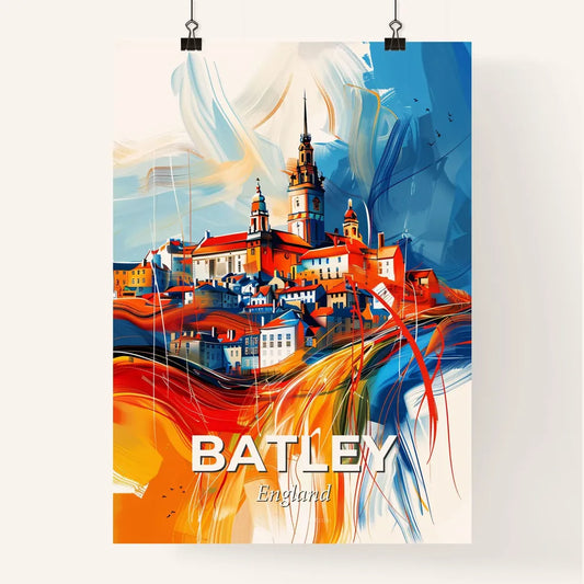 Vibrant Batley, England Poster