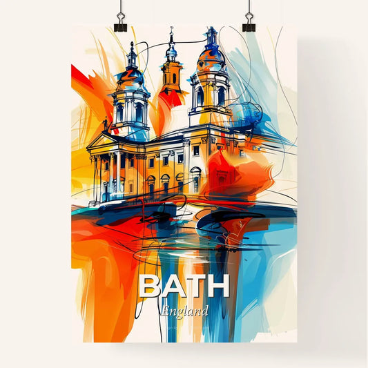 Vibrant Bath, England Poster