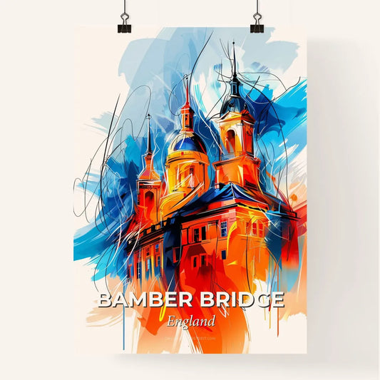 Vibrant Bamber Bridge, England Poster