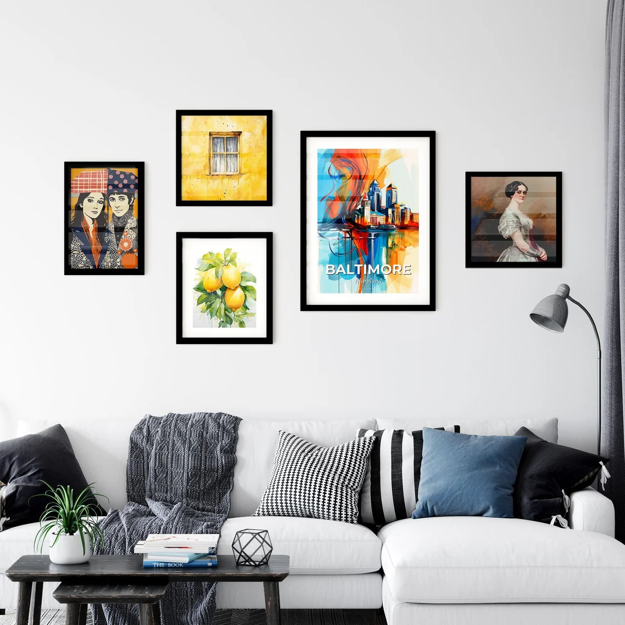 Vibrant Baltimore, Maryland Wall Art Collection