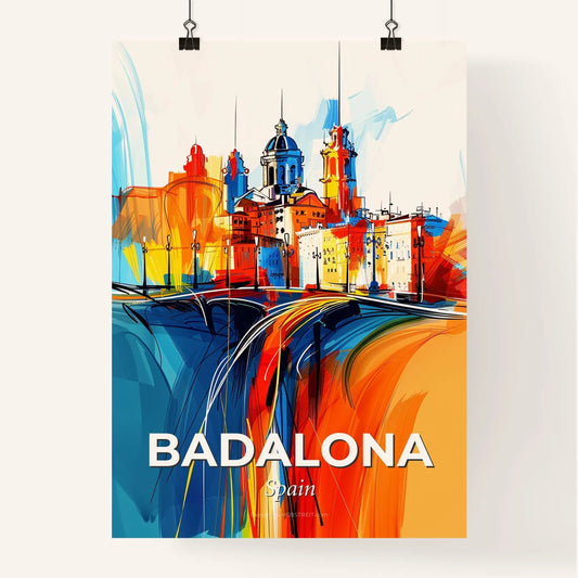 Vibrant Badalona, Spain Poster