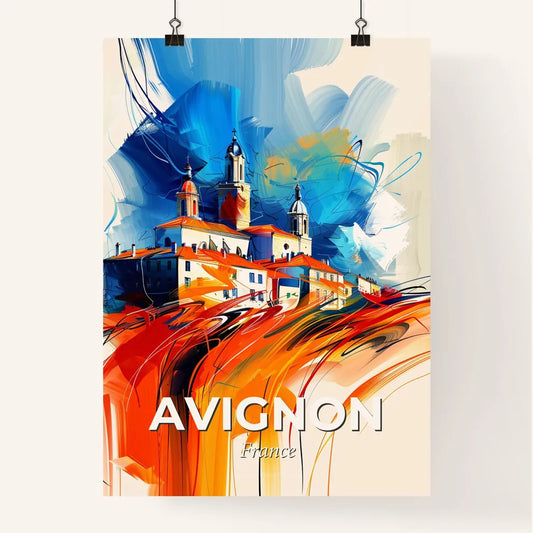 Vibrant Avignon, France Poster