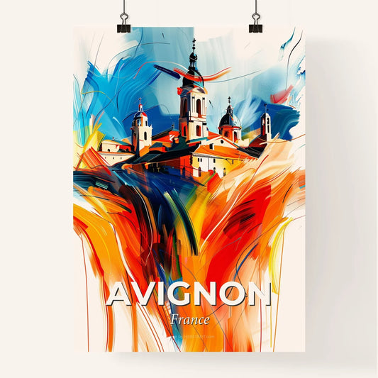 Vibrant Avignon, France Poster