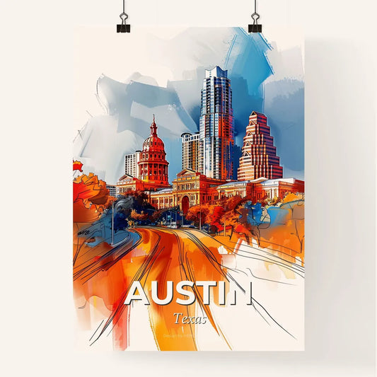 Vibrant Austin, Texas Poster
