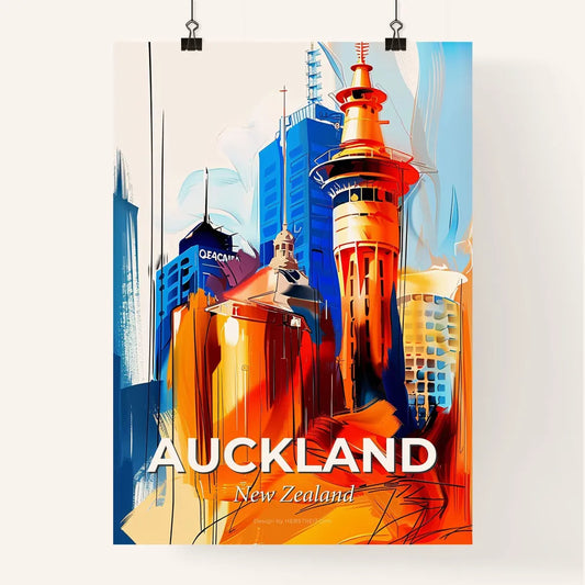 Vibrant Auckland, New Zealand Poster