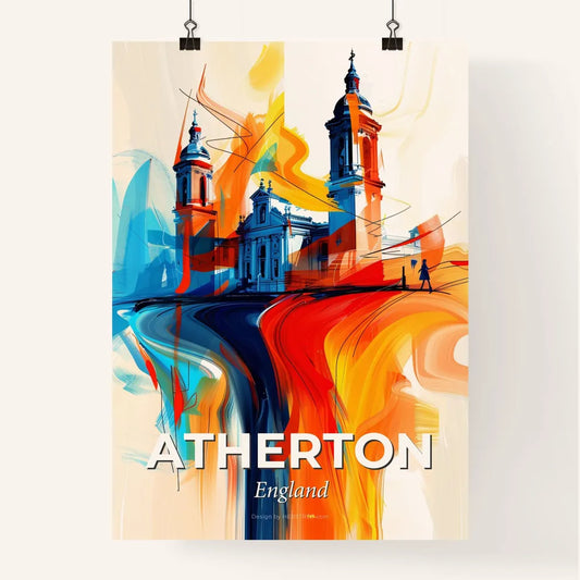 Vibrant Atherton, England Poster