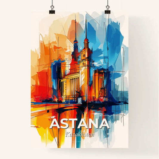 Vibrant Astana, Kazakhstan Poster
