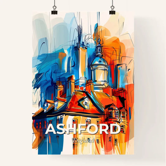 Vibrant Ashford, England Poster