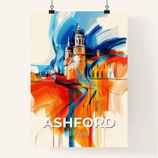 Vibrant Ashford, England Poster