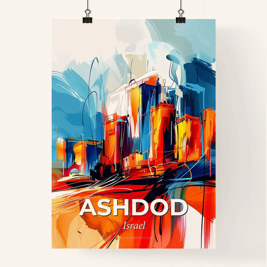 Vibrant Ashdod, Israel Poster