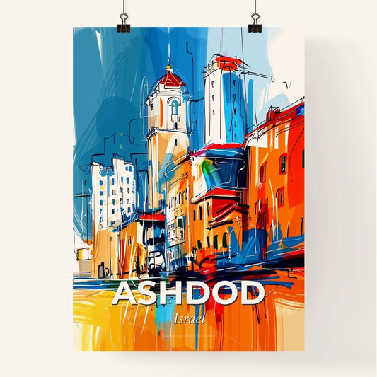 Vibrant Ashdod, Israel Poster