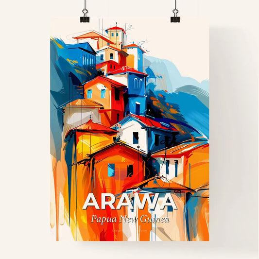 Vibrant Arawa, Papua New Guinea Poster