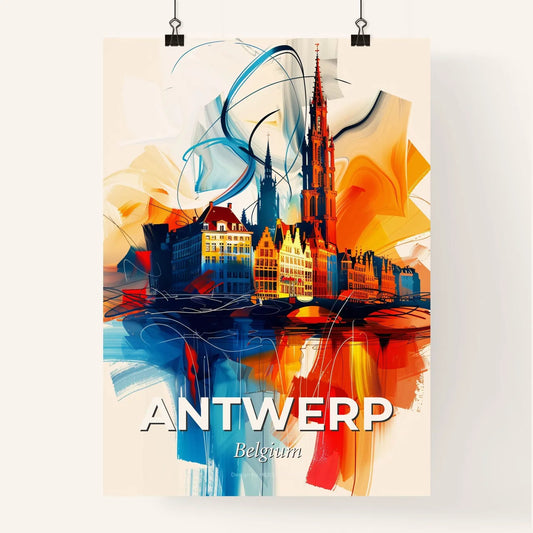 Vibrant Antwerp , Belgium Poster