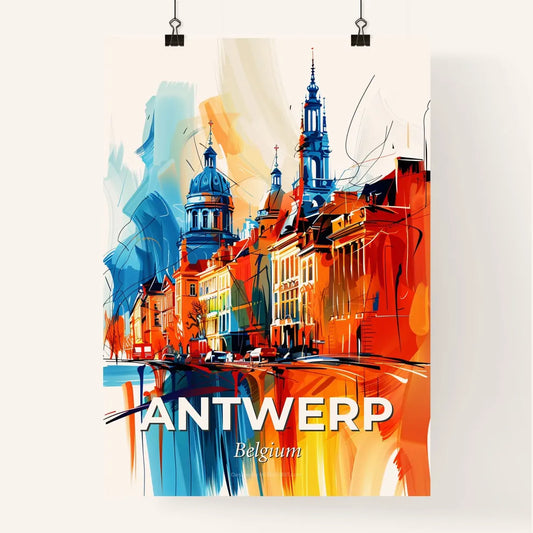 Vibrant Antwerp , Belgium Poster