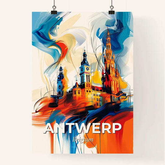 Vibrant Antwerp , Belgium Poster