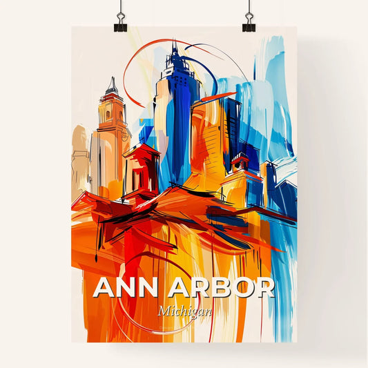 Vibrant Ann Arbor, Michigan Poster