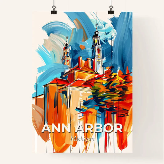 Vibrant Ann Arbor, Michigan Poster