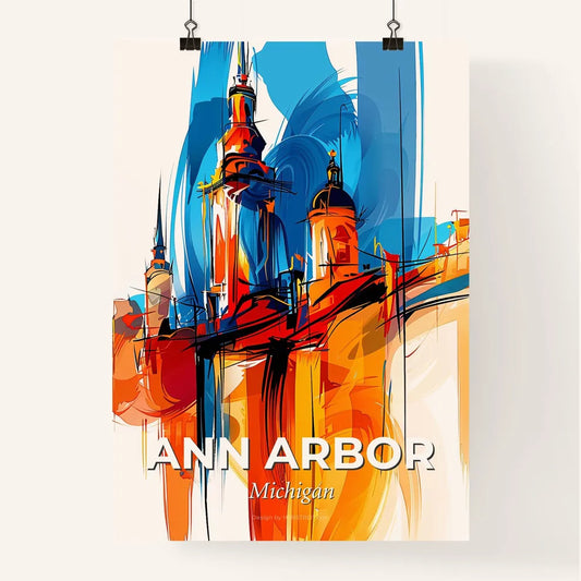 Vibrant Ann Arbor, Michigan Poster