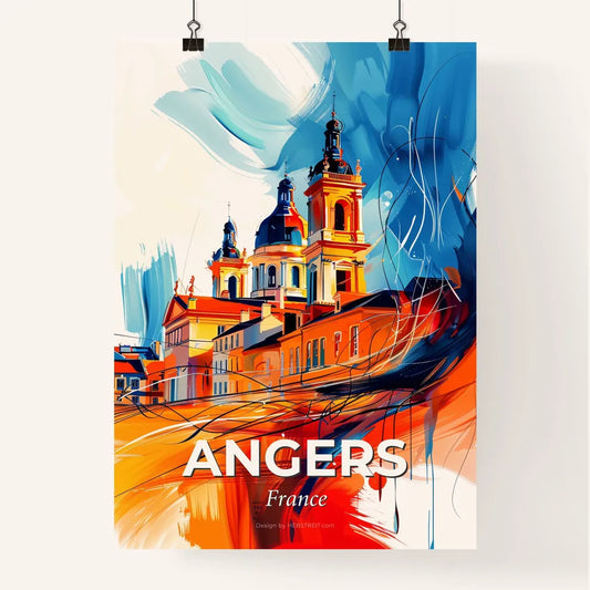 Vibrant Angers, France Poster
