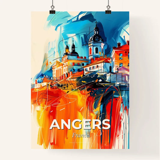 Vibrant Angers, France Poster