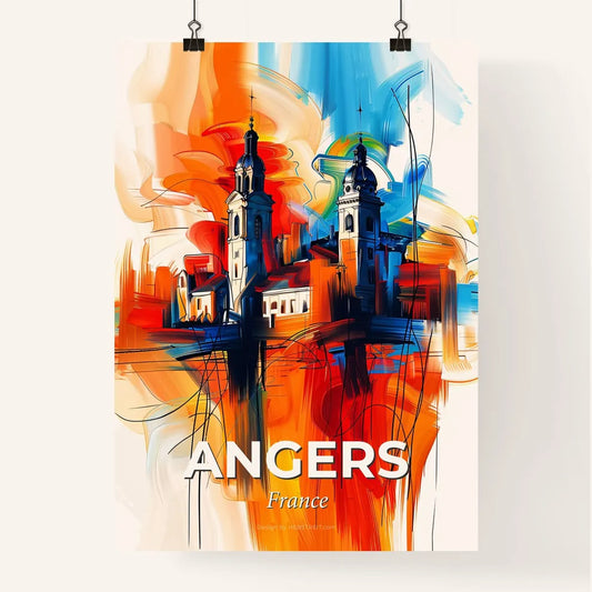 Vibrant Angers, France Poster