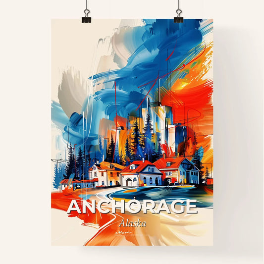 Vibrant Anchorage, Alaska Poster
