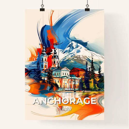 Vibrant Anchorage, Alaska Poster