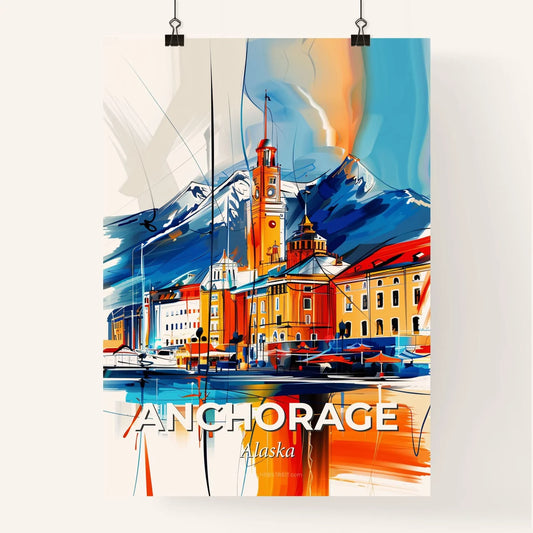 Vibrant Anchorage, Alaska Poster