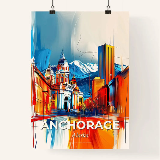 Vibrant Anchorage, Alaska Poster