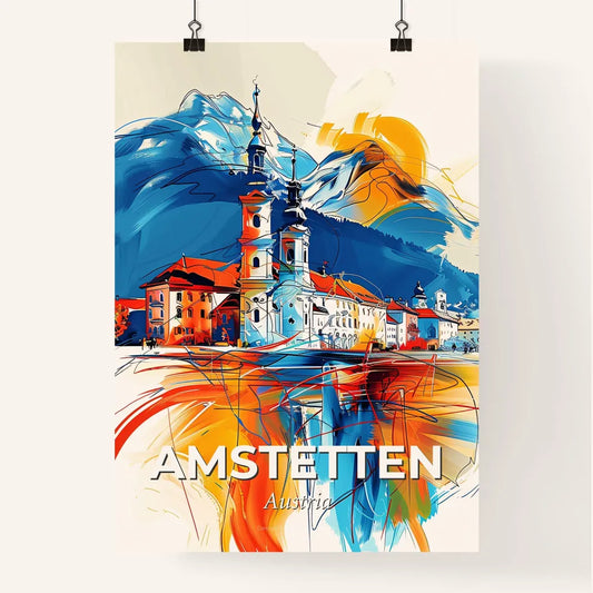 Vibrant Amstetten, Austria Poster