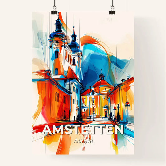Vibrant Amstetten, Austria Poster