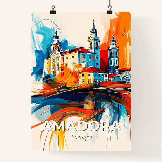 Vibrant Amadora, Portugal Poster