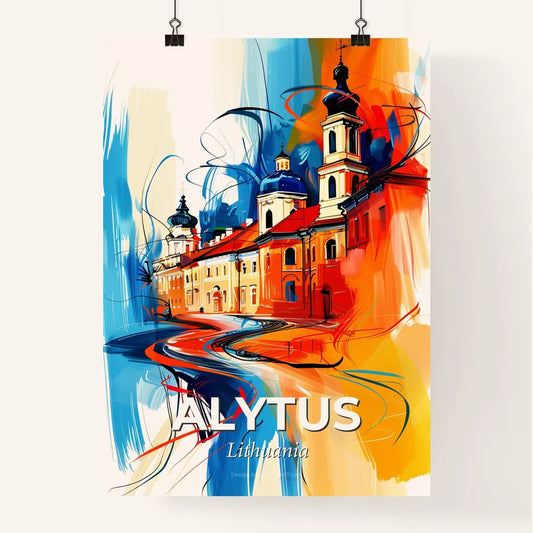 Vibrant Alytus, Lithuania Poster
