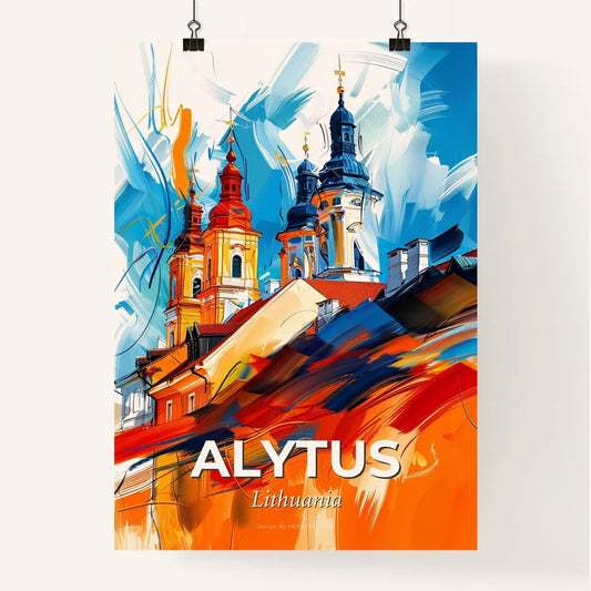 Vibrant Alytus, Lithuania Poster
