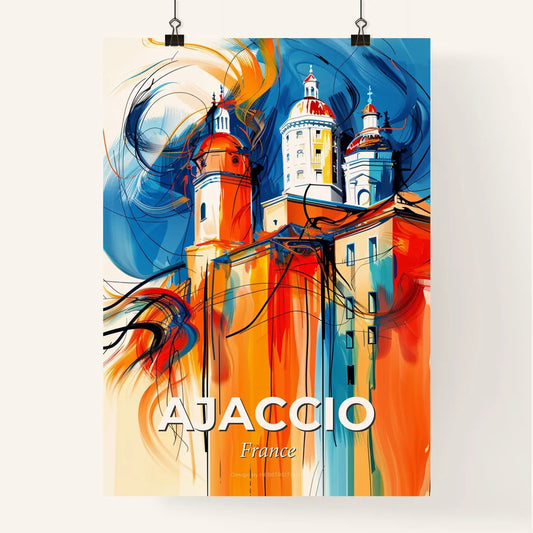 Vibrant Ajaccio, France Poster