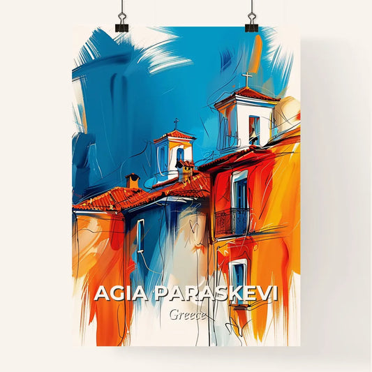Vibrant Agia Paraskevi, Greece Poster