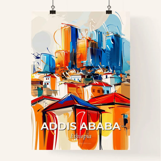 Vibrant Addis Ababa, Ethiopia Poster