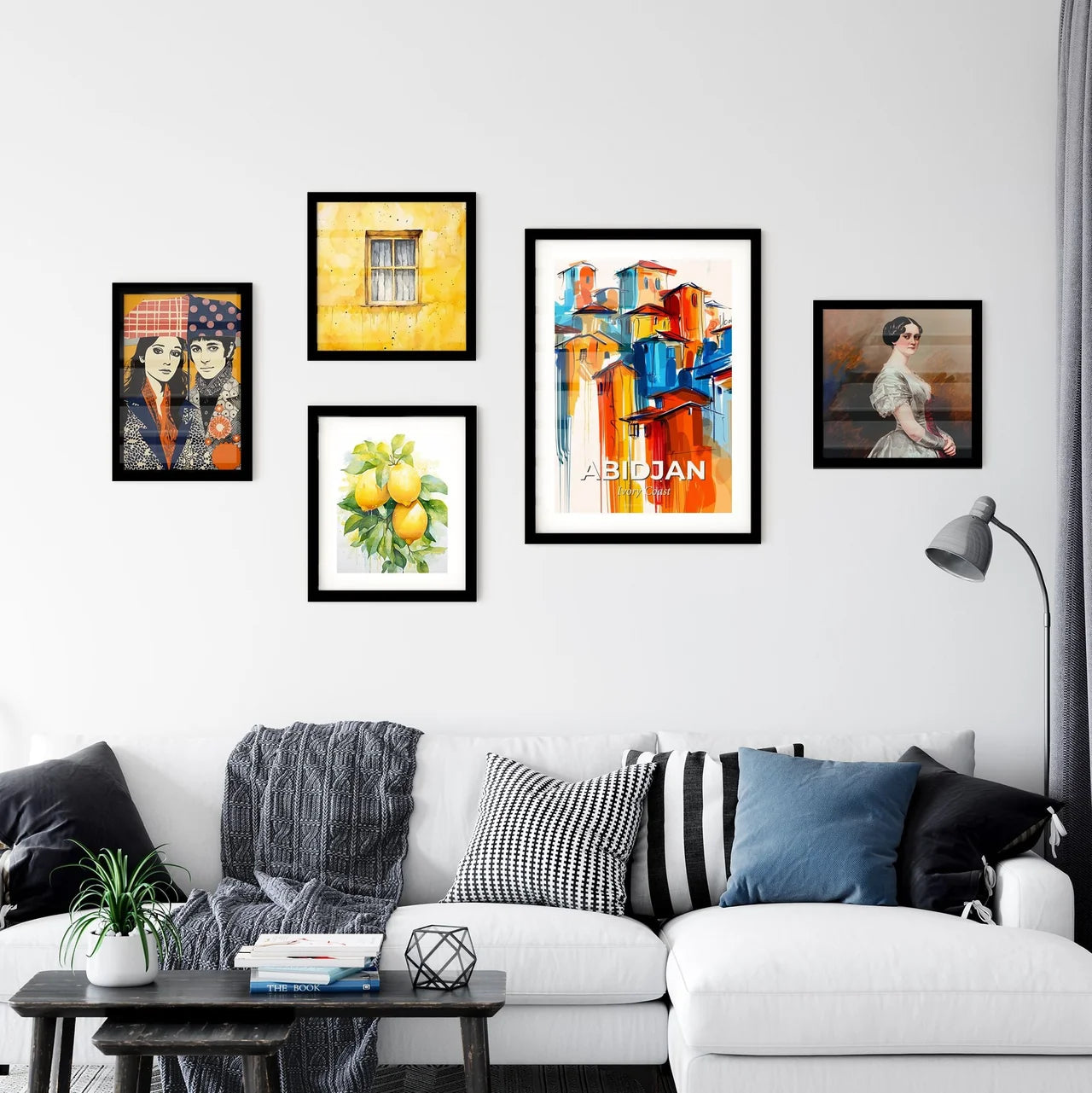 Vibrant Abidjan, Ivory Coast Wall Art Collection