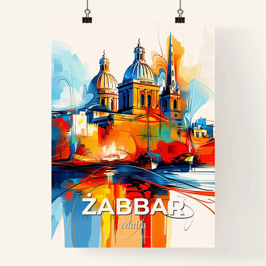Vibrant Żabbar, Malta Poster